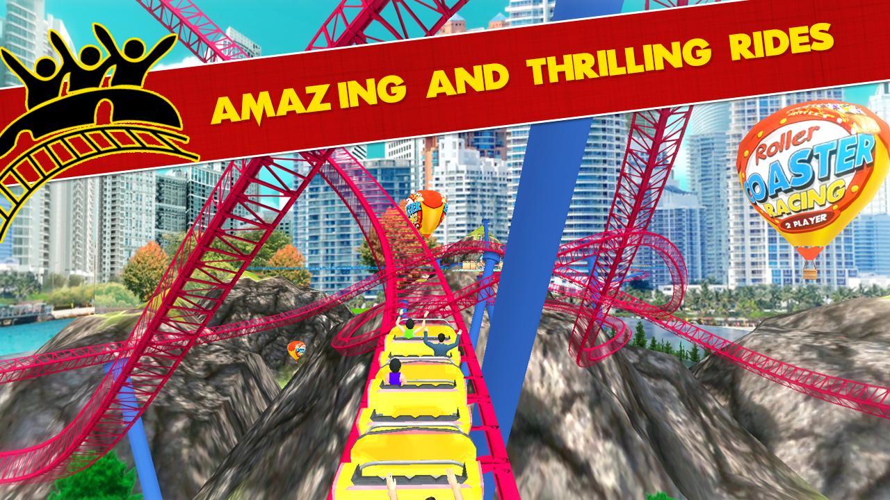 Roller Coaster Racing 3D 2 player Game Screenshot