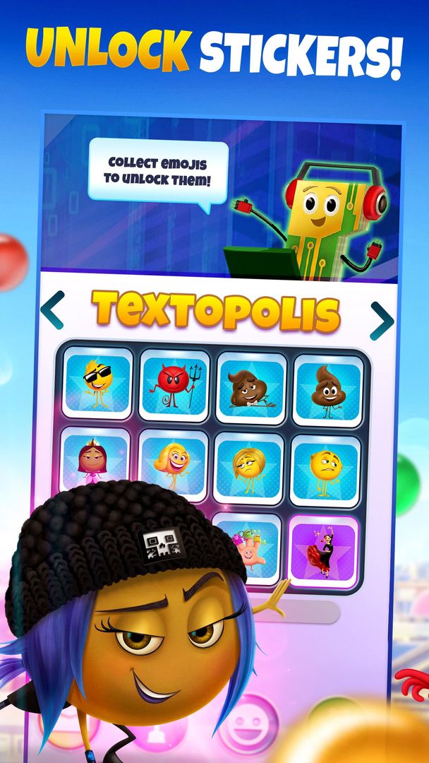 Screenshot of POP FRENZY! The Emoji Movie Game