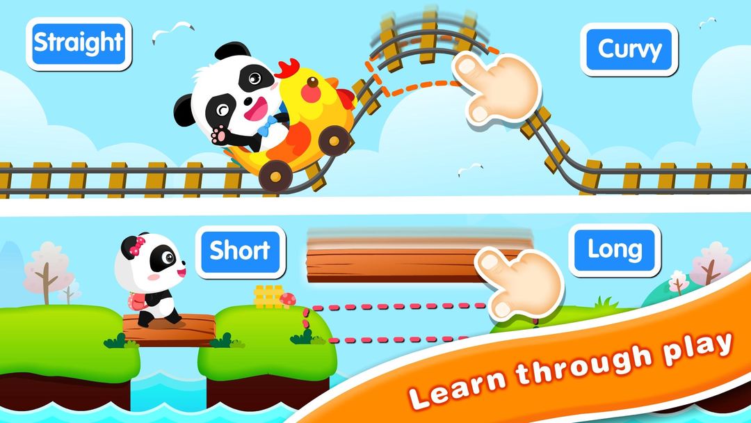Screenshot of Baby Panda: Magical Opposites