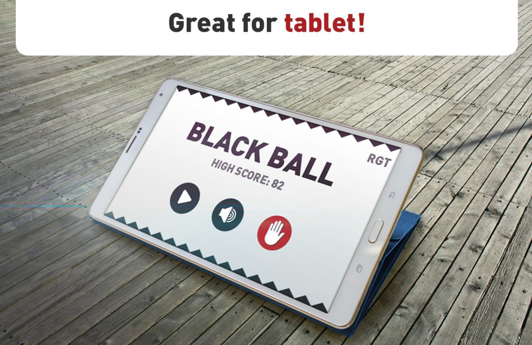 Black Ball - The Bouncing ball screenshot game
