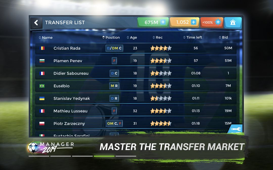 Football Management Ultra 2019 - Manager Game 게임 스크린 샷