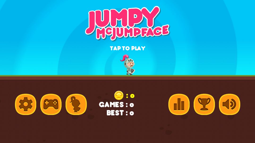 Jumpy McJumpFace ภาพหน้าจอเกม