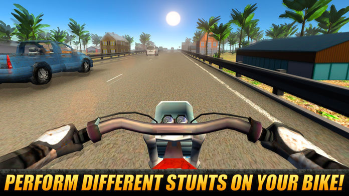 Moto Traffic Rider 3D: Speed City Racing Full screenshot game