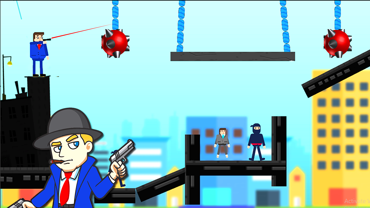 Screenshot of Mr Spy - Bullet Gun Shooter