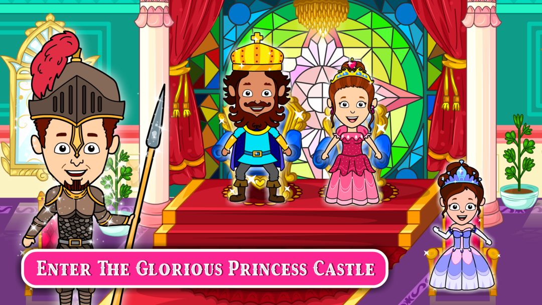 Screenshot of Tizi World Princess Town Games