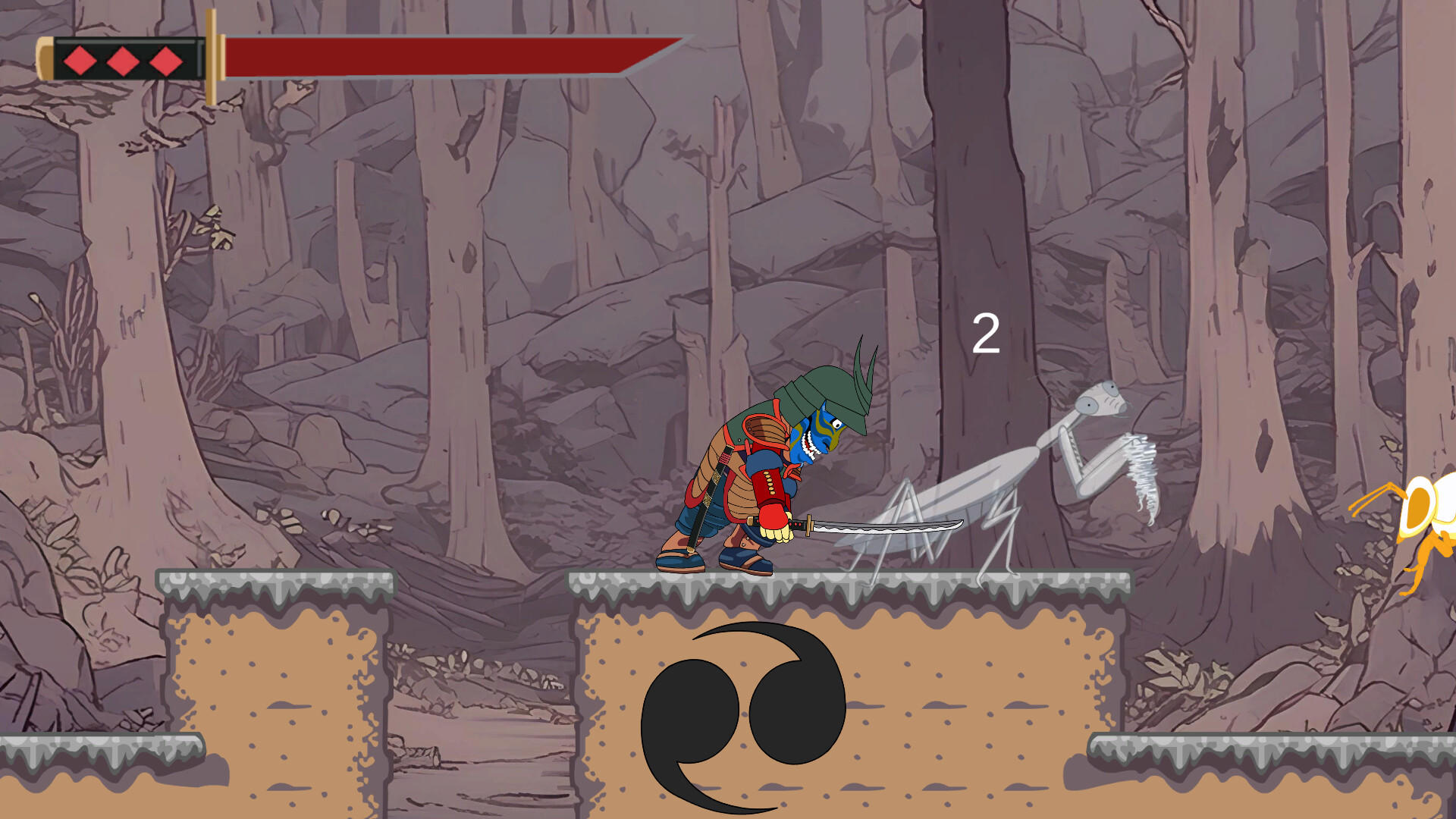 Samurai Elemental Game Screenshot