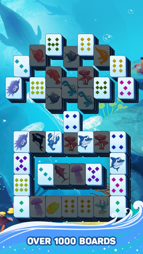 Mahjong Ocean 게임 스크린 샷