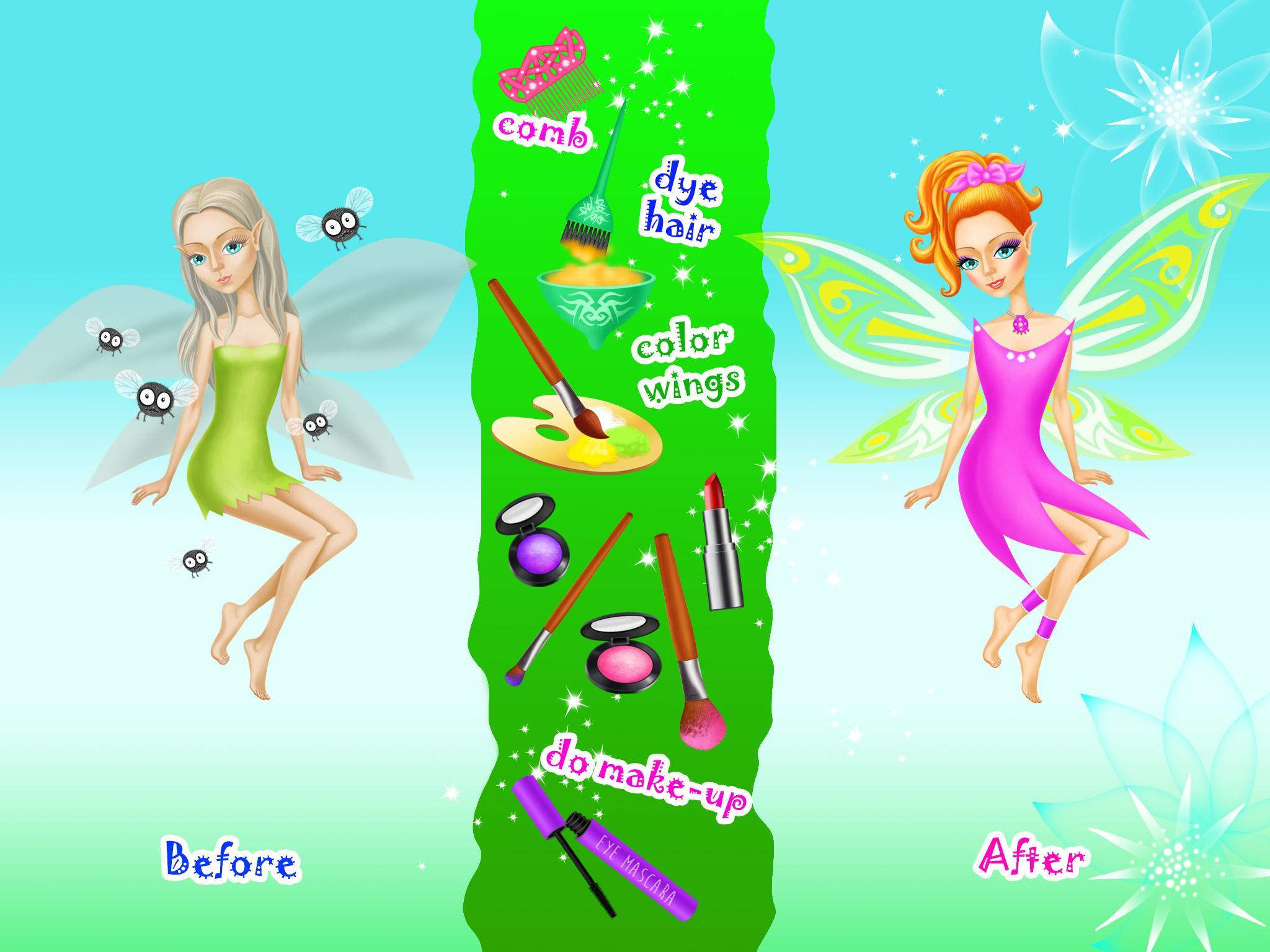 Fairyland Beauty Salon Game Screenshot