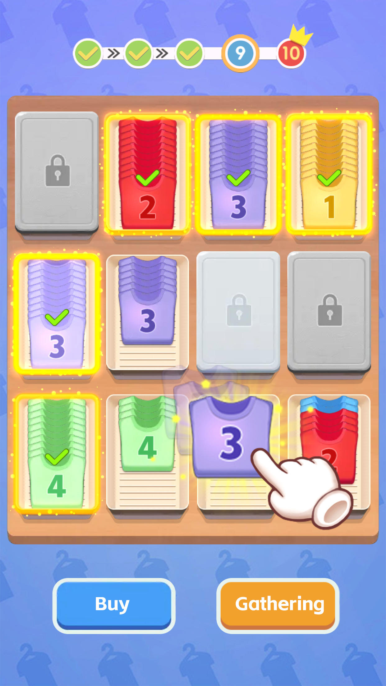 Скриншот игры Closet Sort Puzzle: Organizer