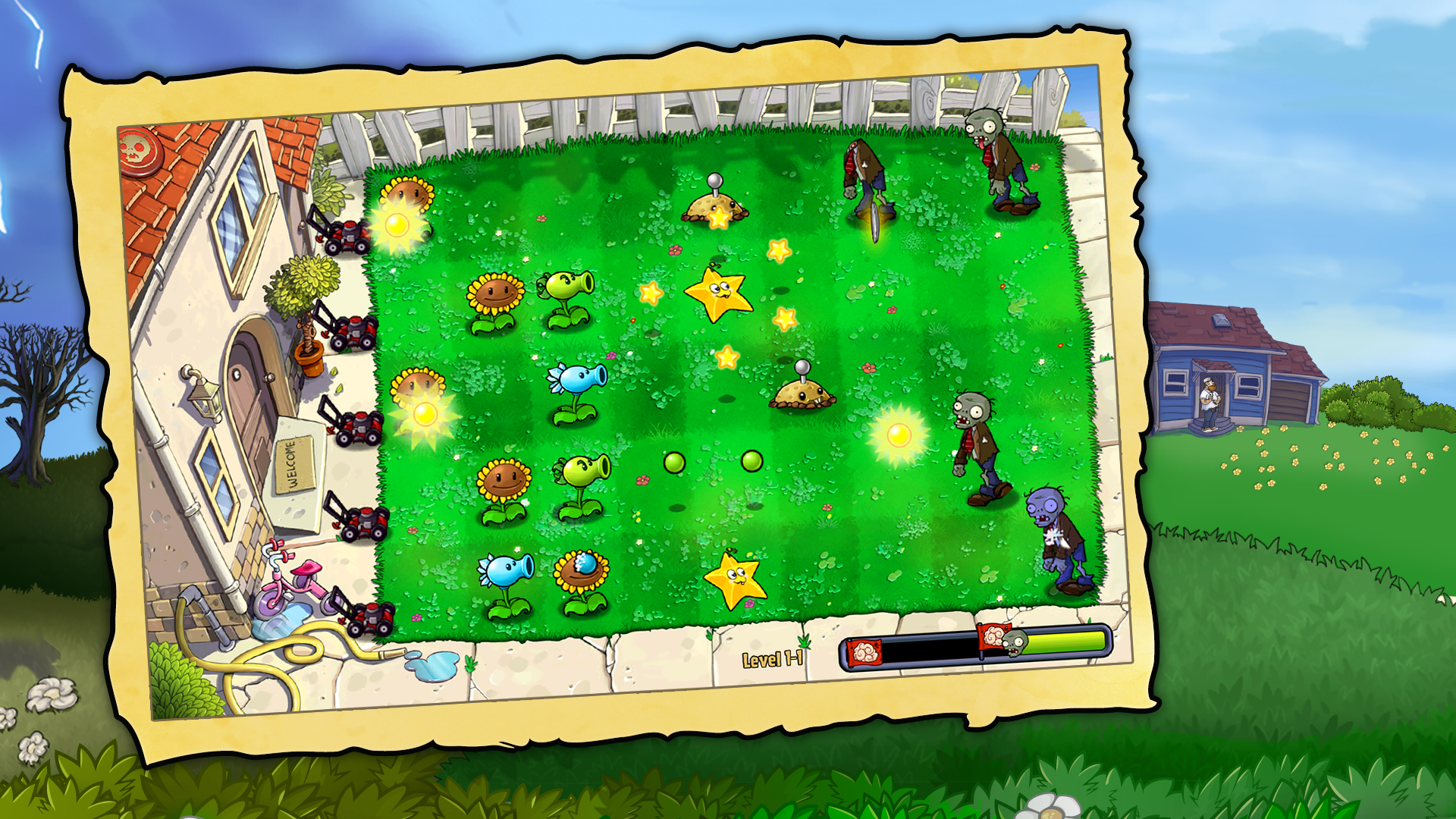 Captura de Pantalla del Juego Plants vs. Zombies™
