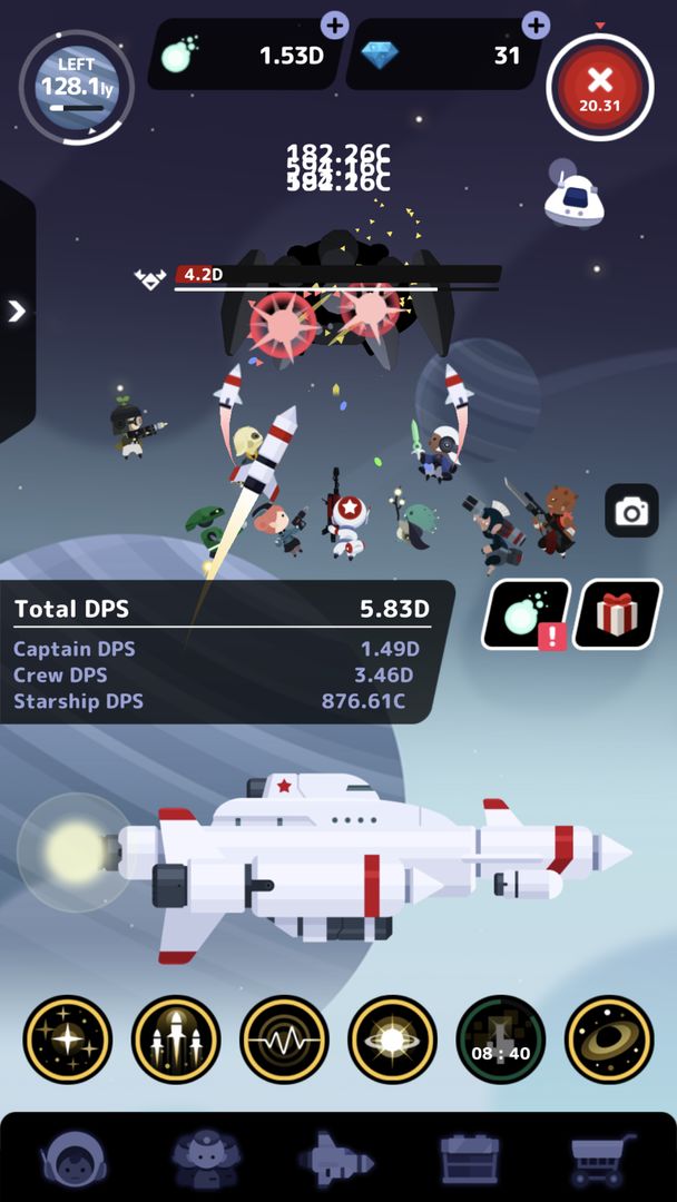 Screenshot of Tap! Captain Star