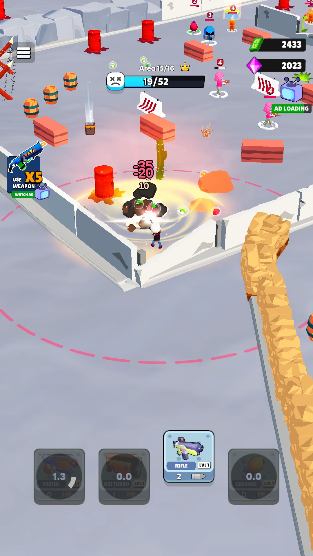 Mr Max Action Shooter ภาพหน้าจอเกม