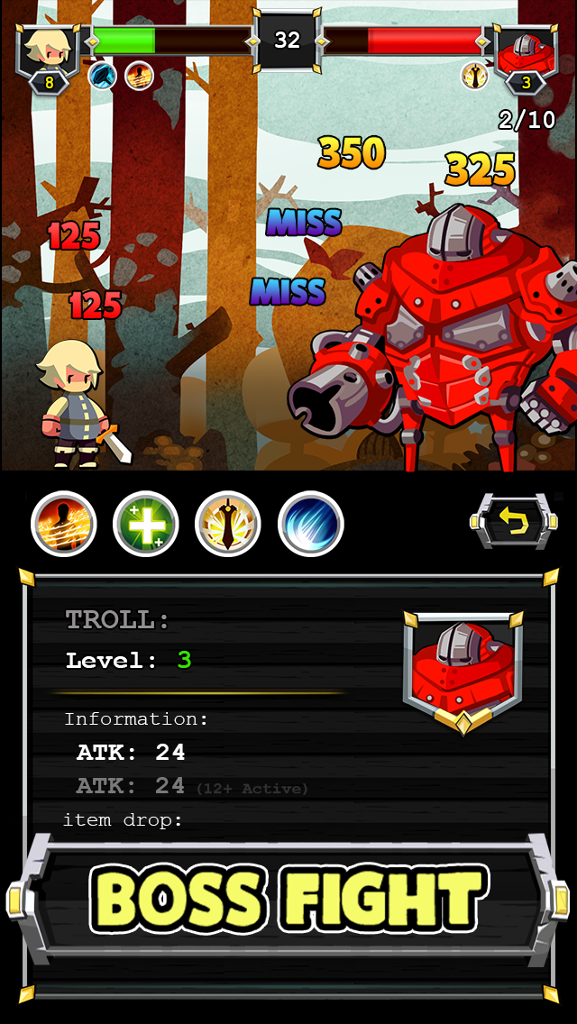 Cuplikan Layar Game Grinding Quest