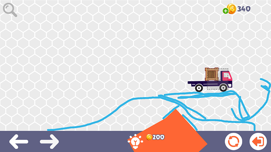 Скриншот игры Brain Physics Truck