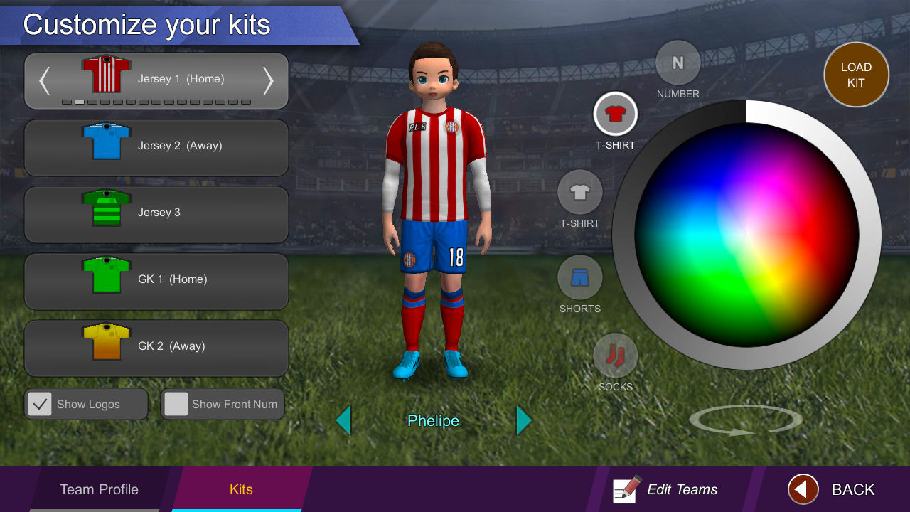 Screenshot of Pro League Soccer