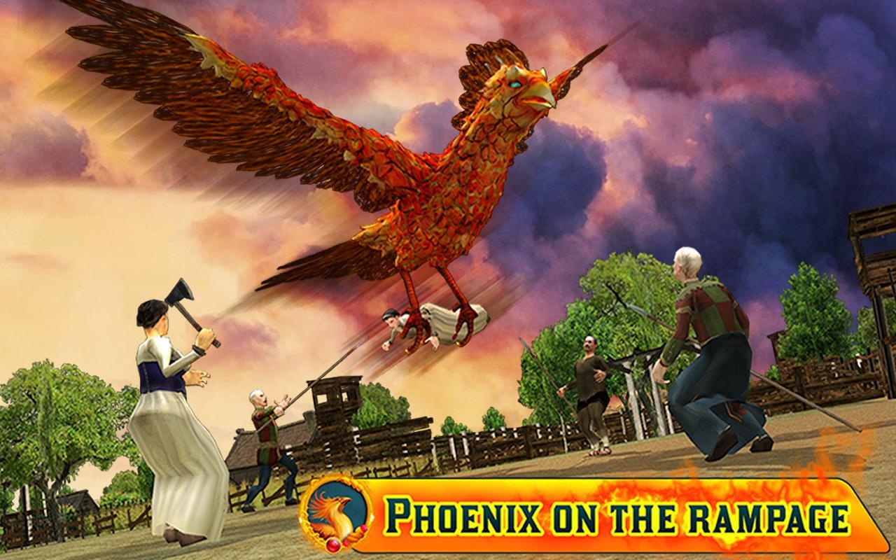 Angry Phoenix Revenge 3D Game Screenshot