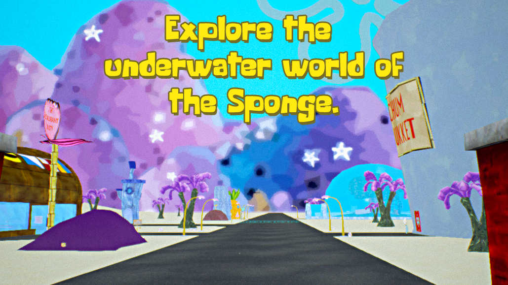 WORLD IN BIKINI-BOTTOM Game Screenshot