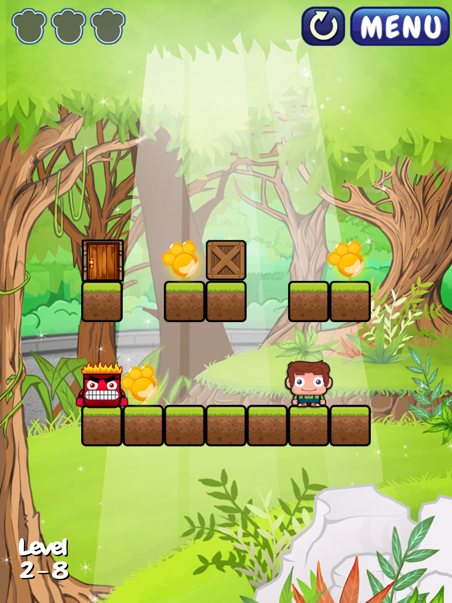 Follow Mimi the Dog Game Screenshot