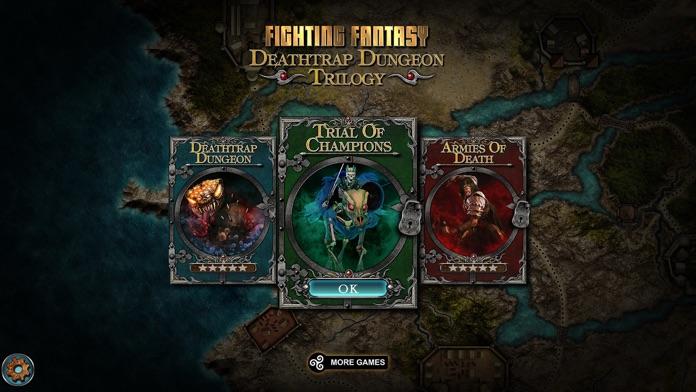 Captura de Tela do Jogo Deathtrap Dungeon Trilogy