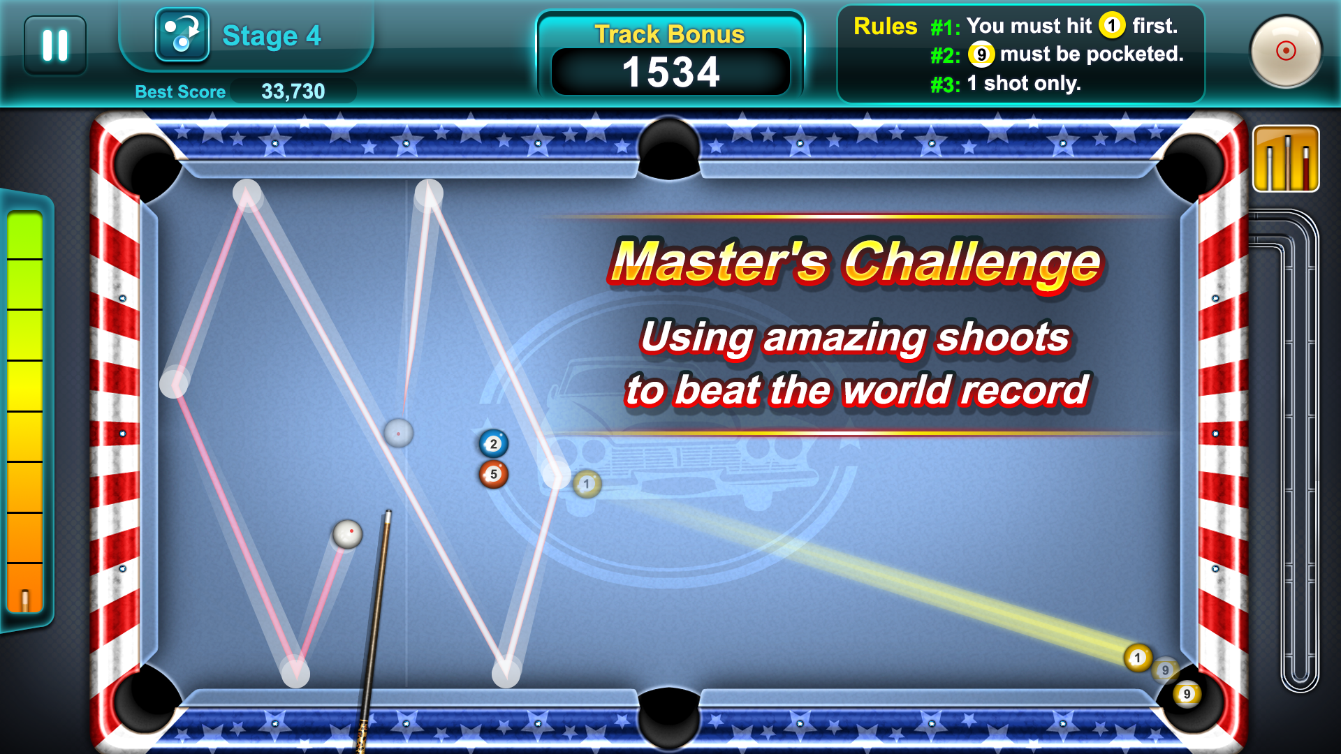 Pool Ace - 8 Ball and 9 Ball G Game Screenshot