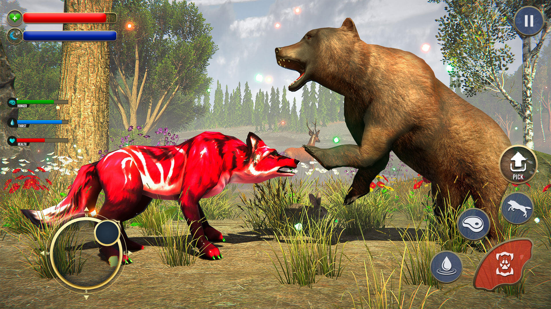 Wolf Sim: Offline Animal Games screenshot game
