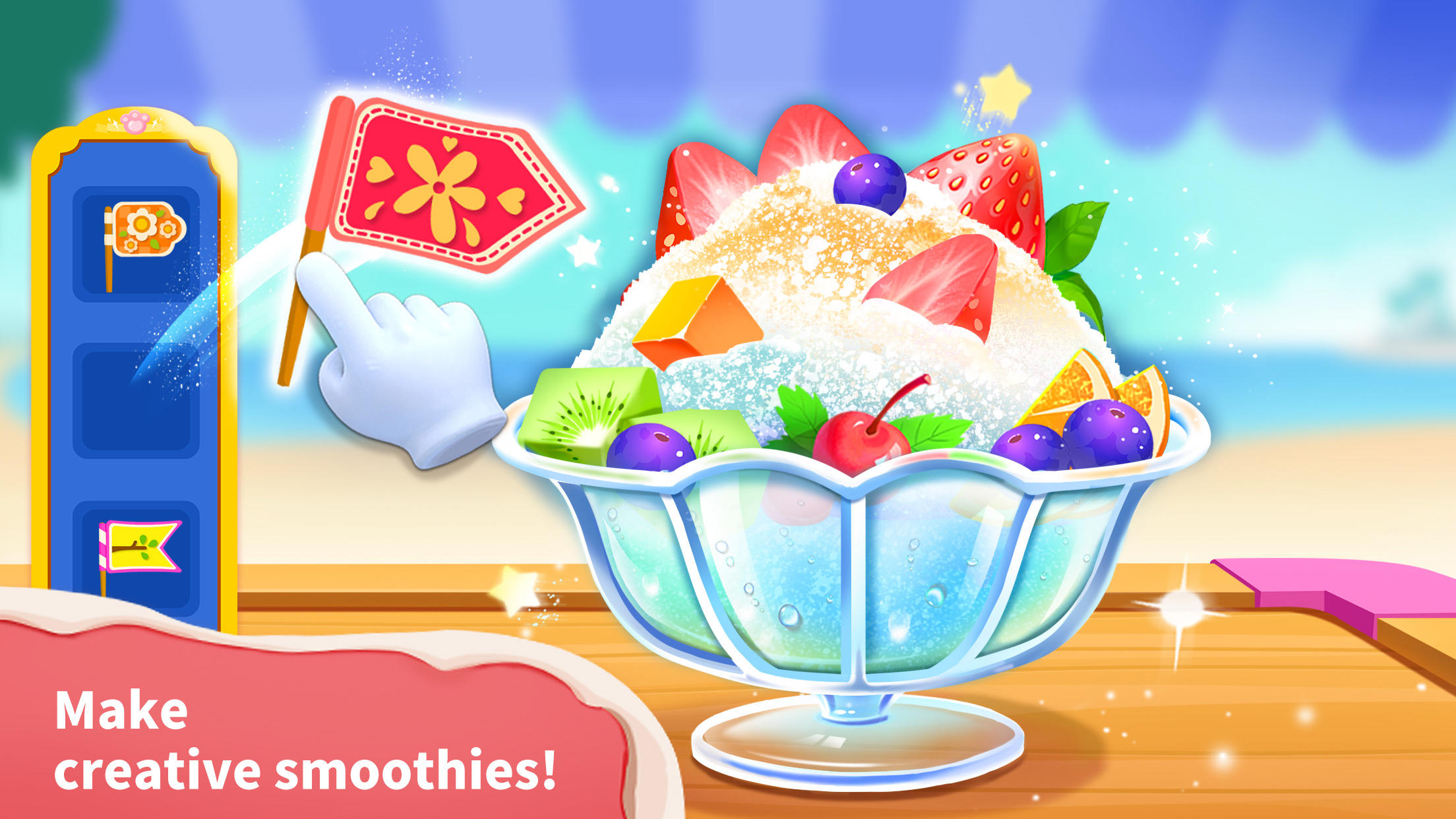 Baby Panda’s Ice Cream Shop Game Screenshot