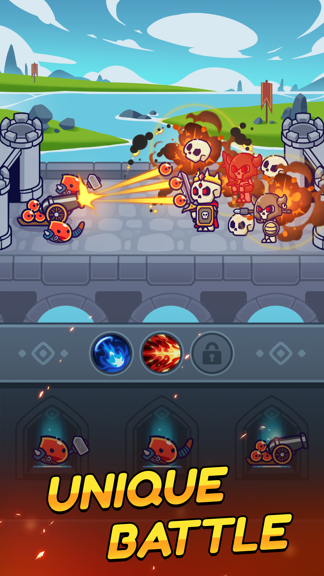 Slime Warrior: Age of War Game Screenshot