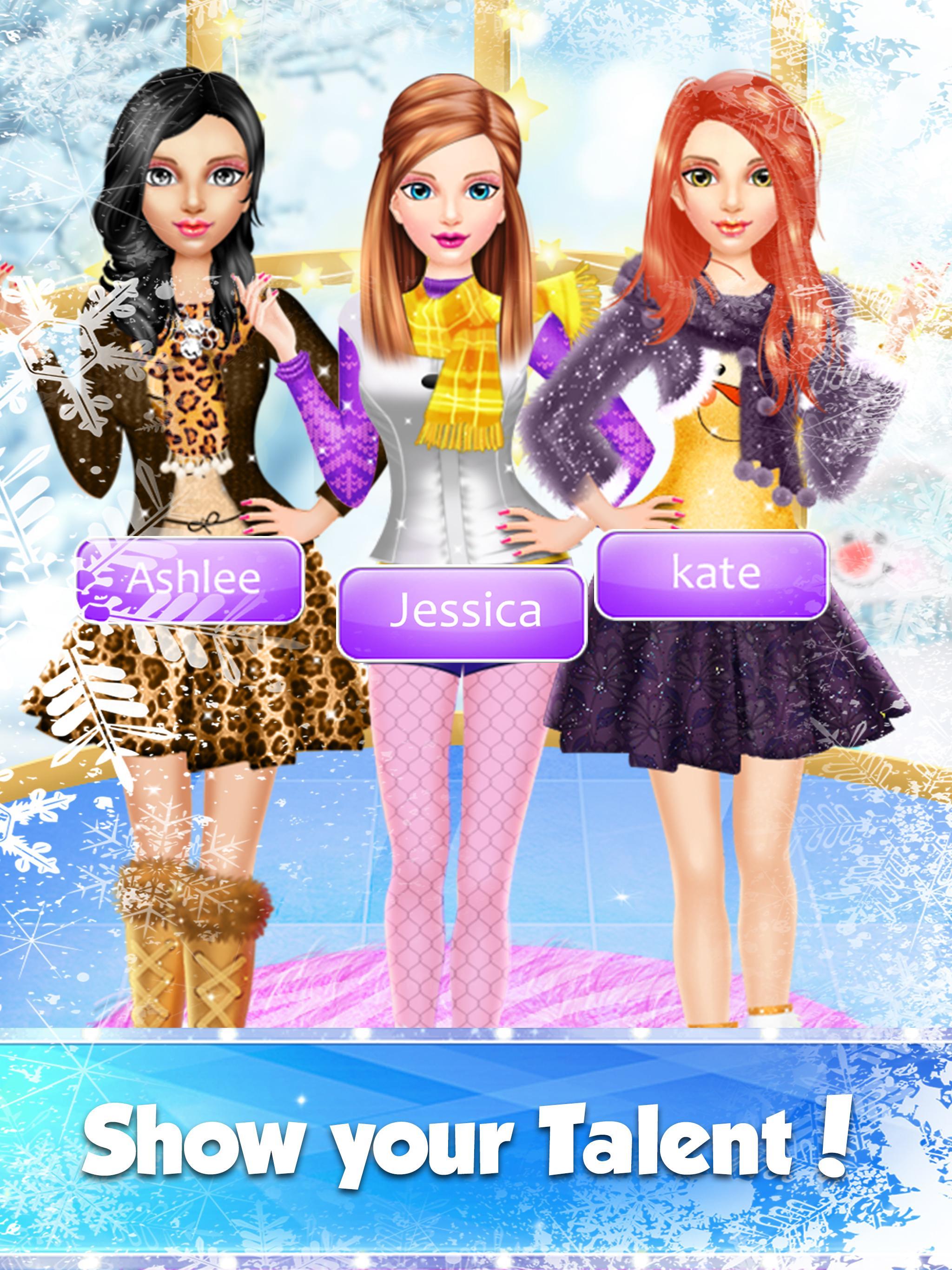 Glam Doll Chic North Pole Winter Salon Game Screenshot
