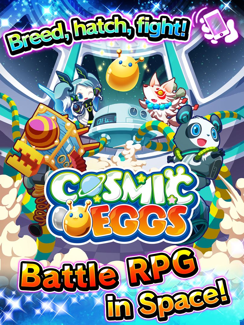 Cosmic Eggs - Battle Adventure RPG In Space! 게임 스크린 샷