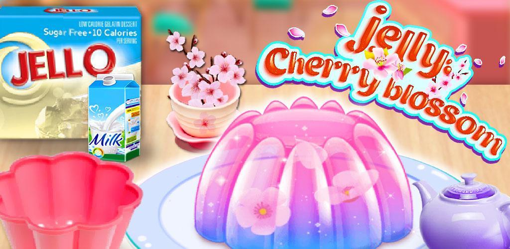 Banner of Rainbow Unicorn Cherry Blossom Jello - Spiele für Mädchen 1.0
