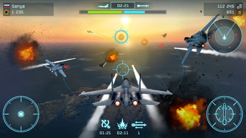Battle of Warplanes: War-Games ภาพหน้าจอเกม