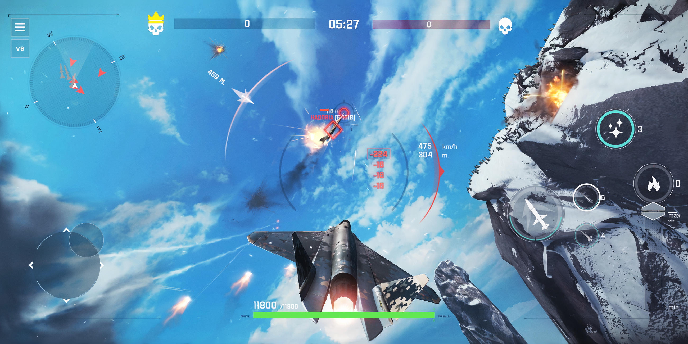 Скриншот игры Sky Combat 2: Air Combat PvP