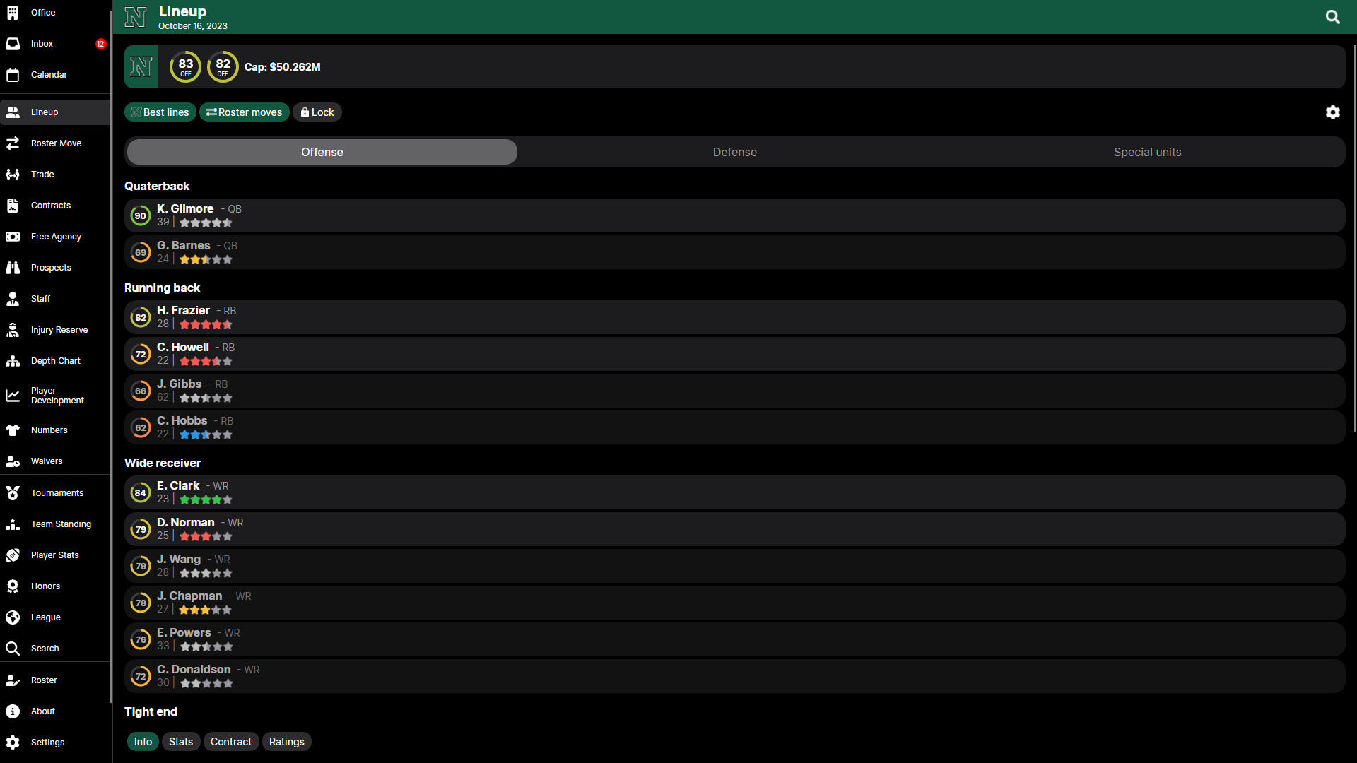 Football Legacy Manager 25 Game Screenshot