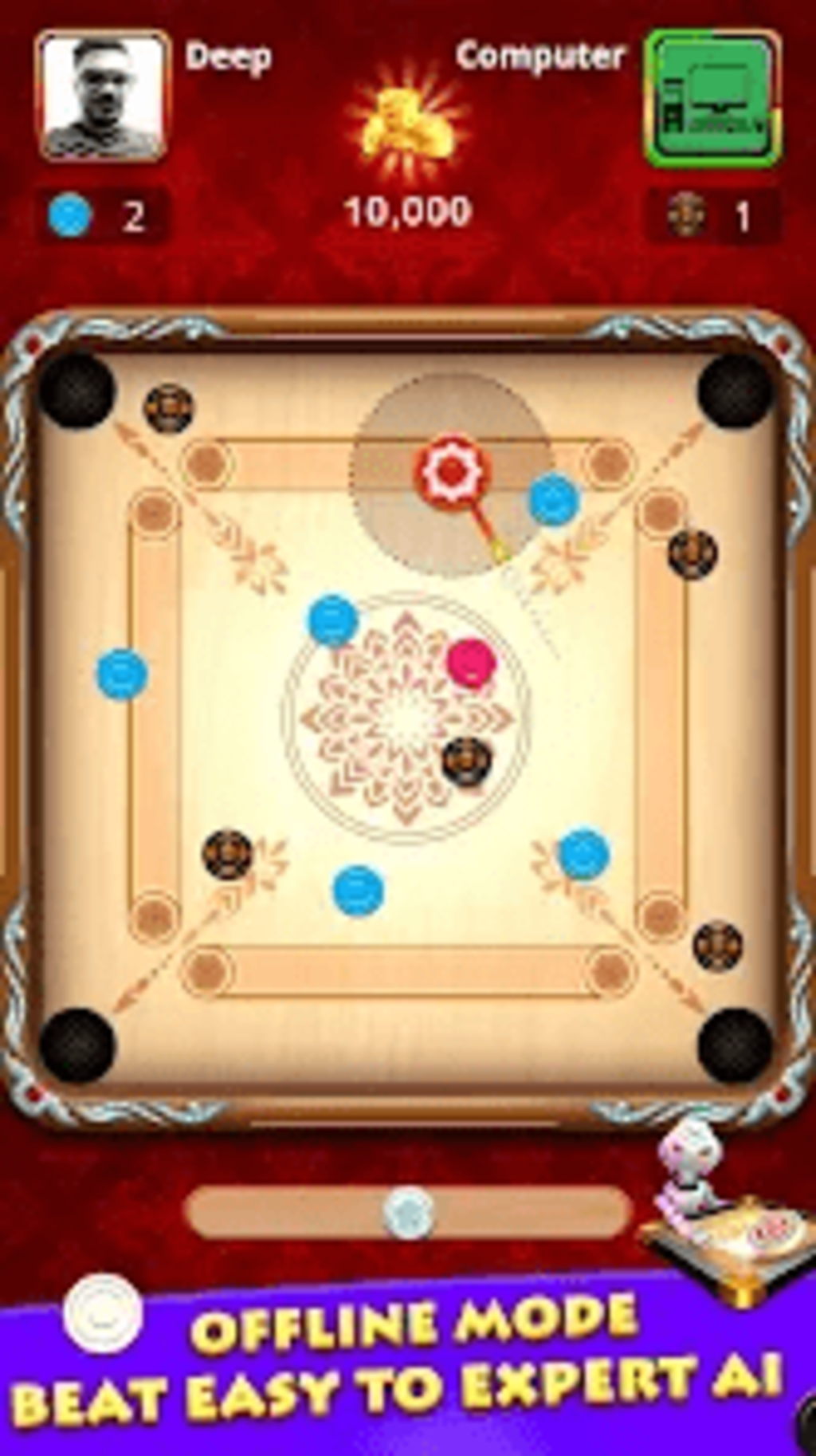 Скриншот игры Carrom Star 3D
