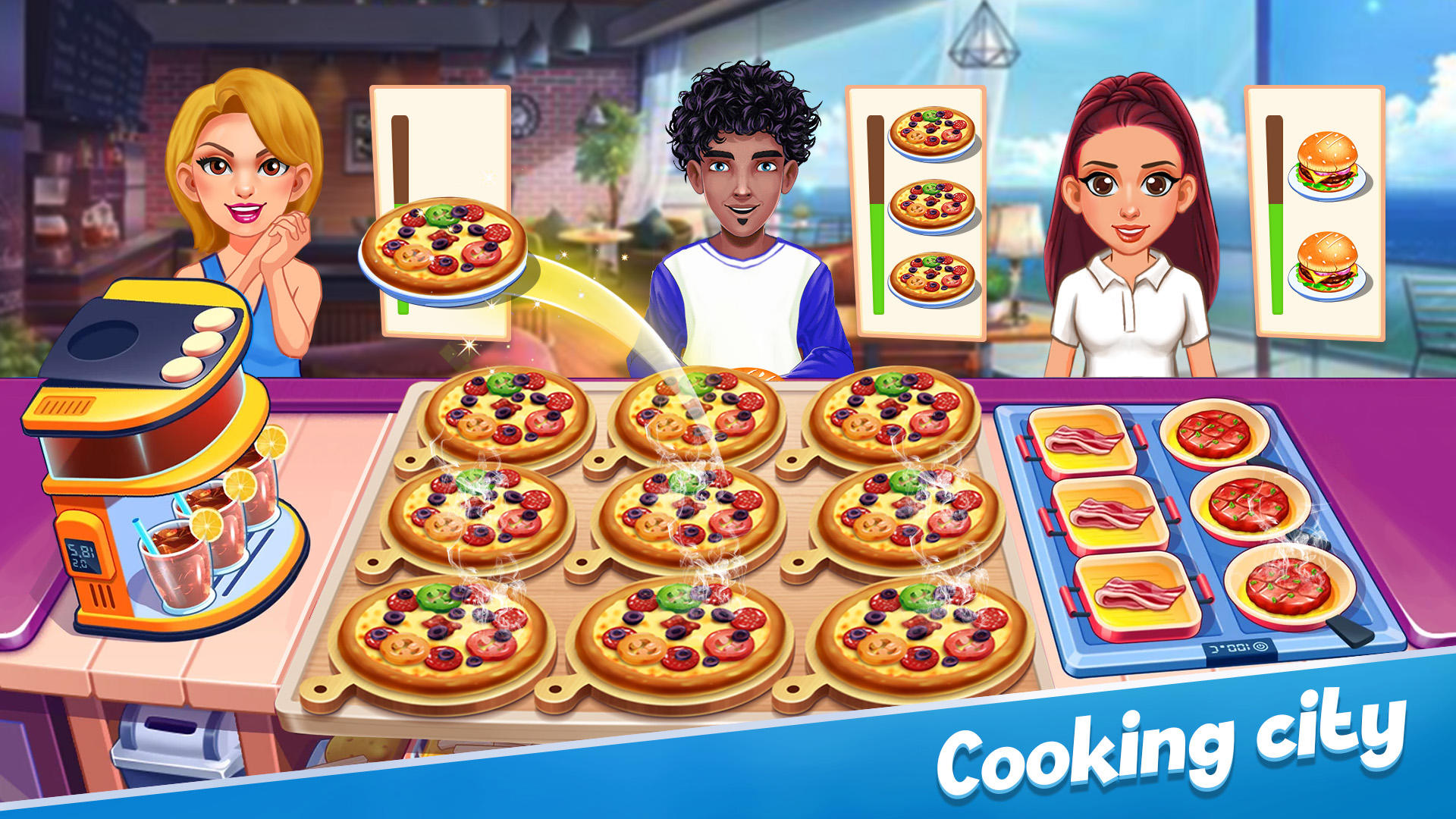 Cooking City : Restaurant Game 게임 스크린샷