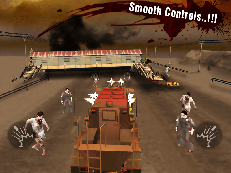 Captura de Tela do Jogo Zombie Road 3D
