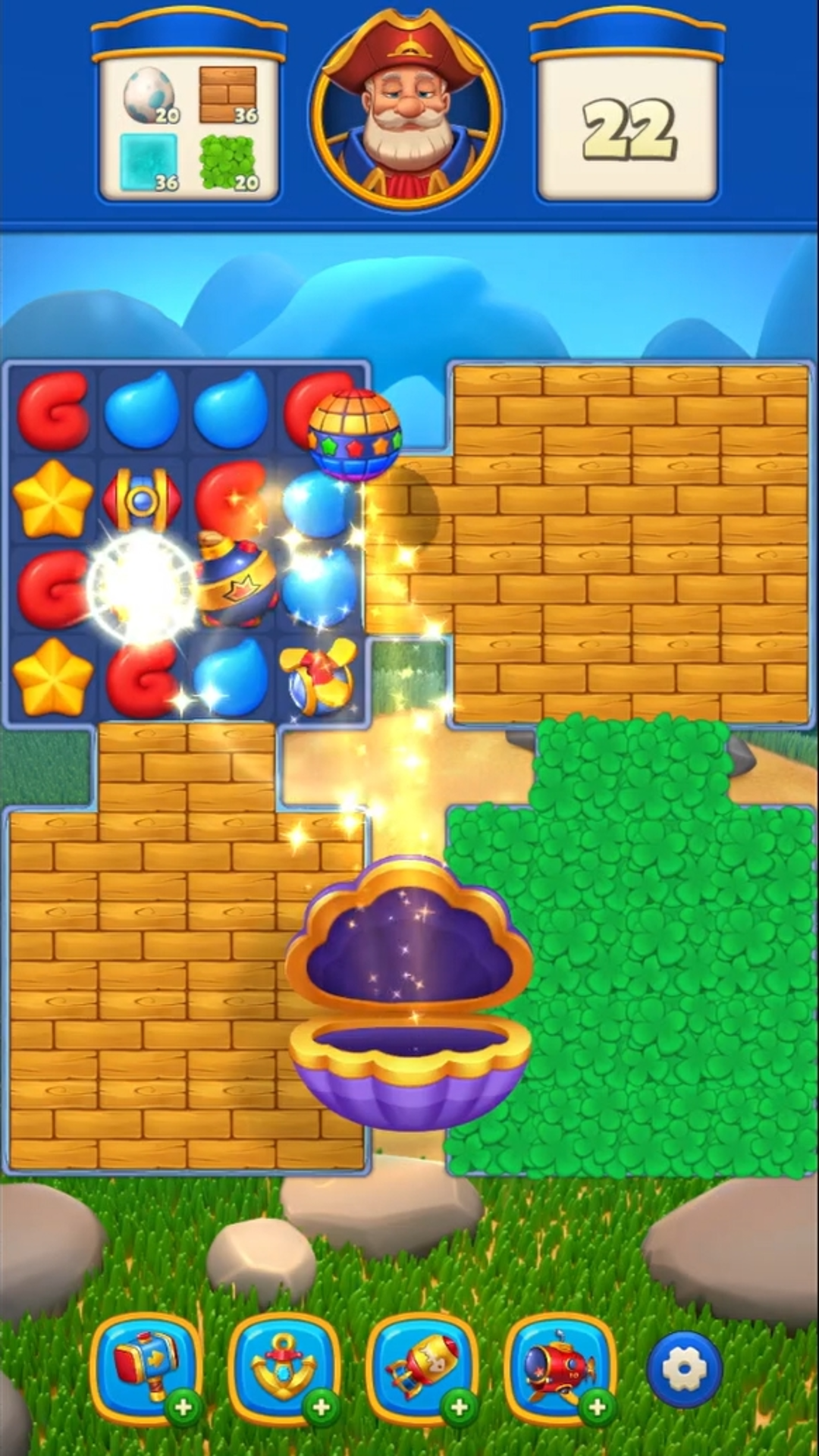 Ocean Puzzle World Game Screenshot