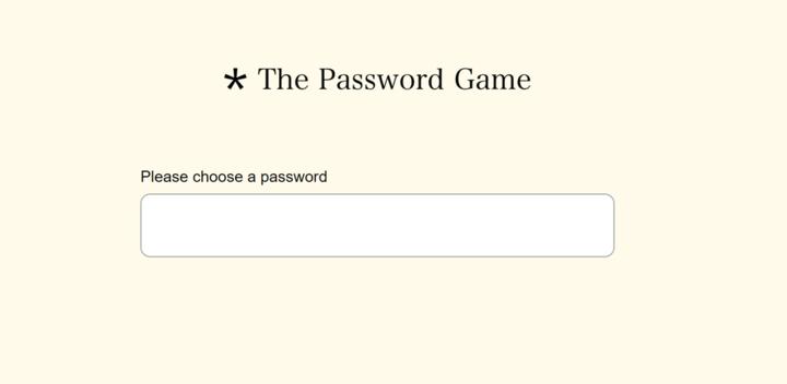 Banner of The Password Game 1.0.4