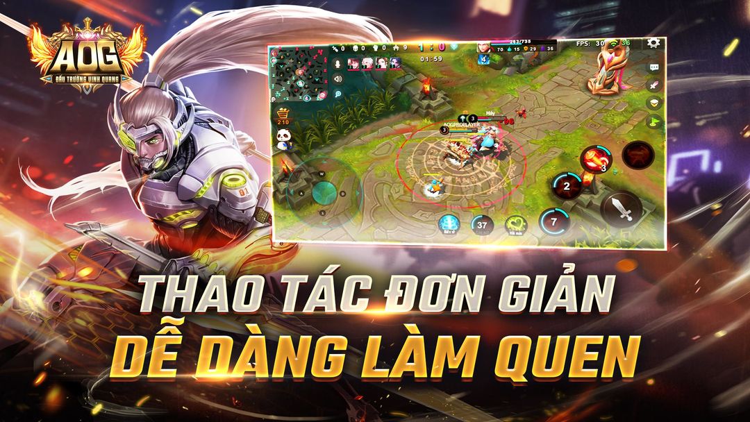 AOG - Đấu Trường Vinh Quang ภาพหน้าจอเกม