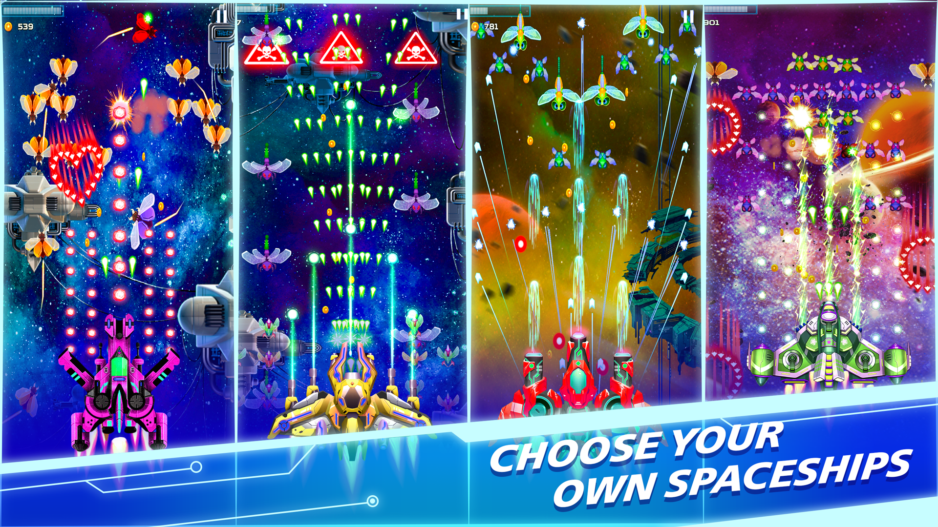 Ảnh chụp màn hình Galaxy War - Space Shooter