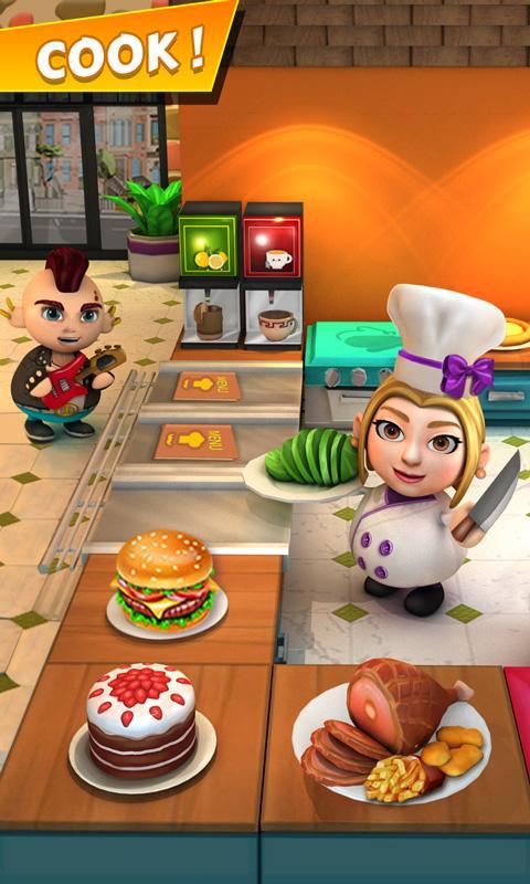 Screenshot 1 of पाक कला उन्माद: एक बावर्ची का खेल 2.1