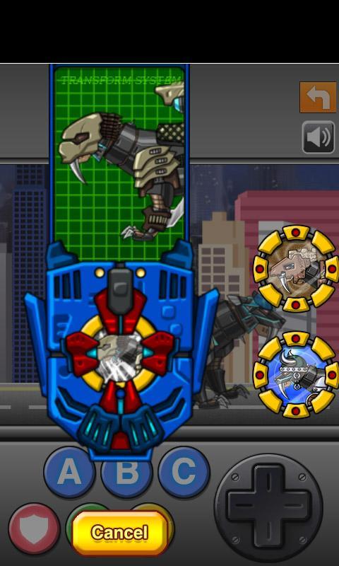 Screenshot of Smilodon Black - Transform! Dino Robot