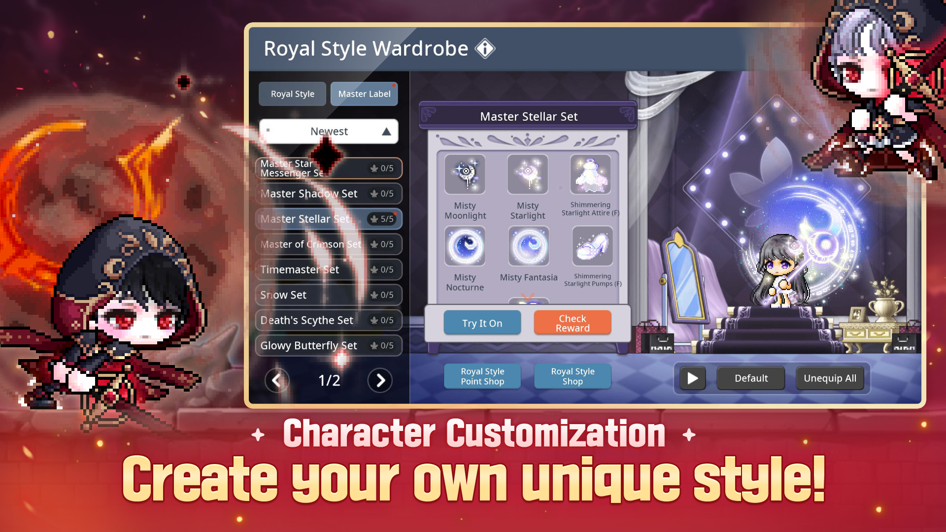 Скриншот игры MapleStory M - Fantasy MMORPG