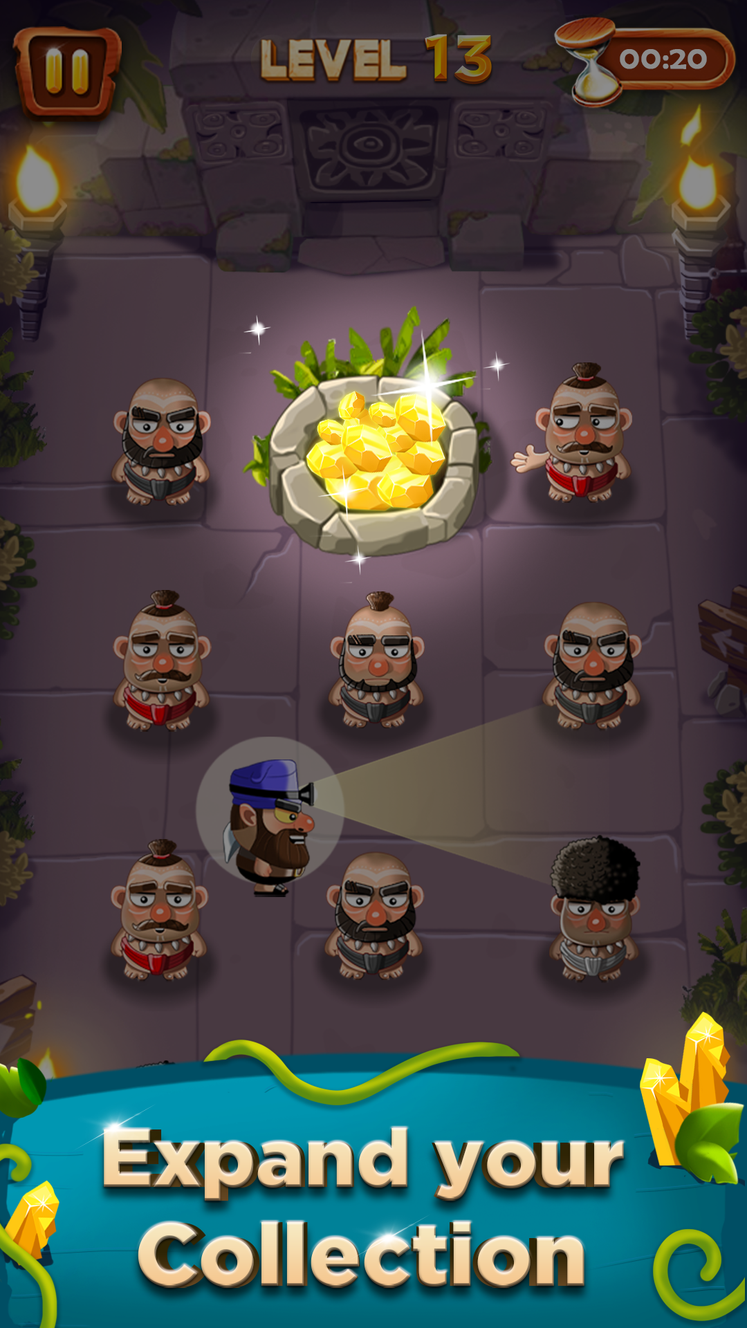 Guardians of Gold - Brain Game Game Screenshot