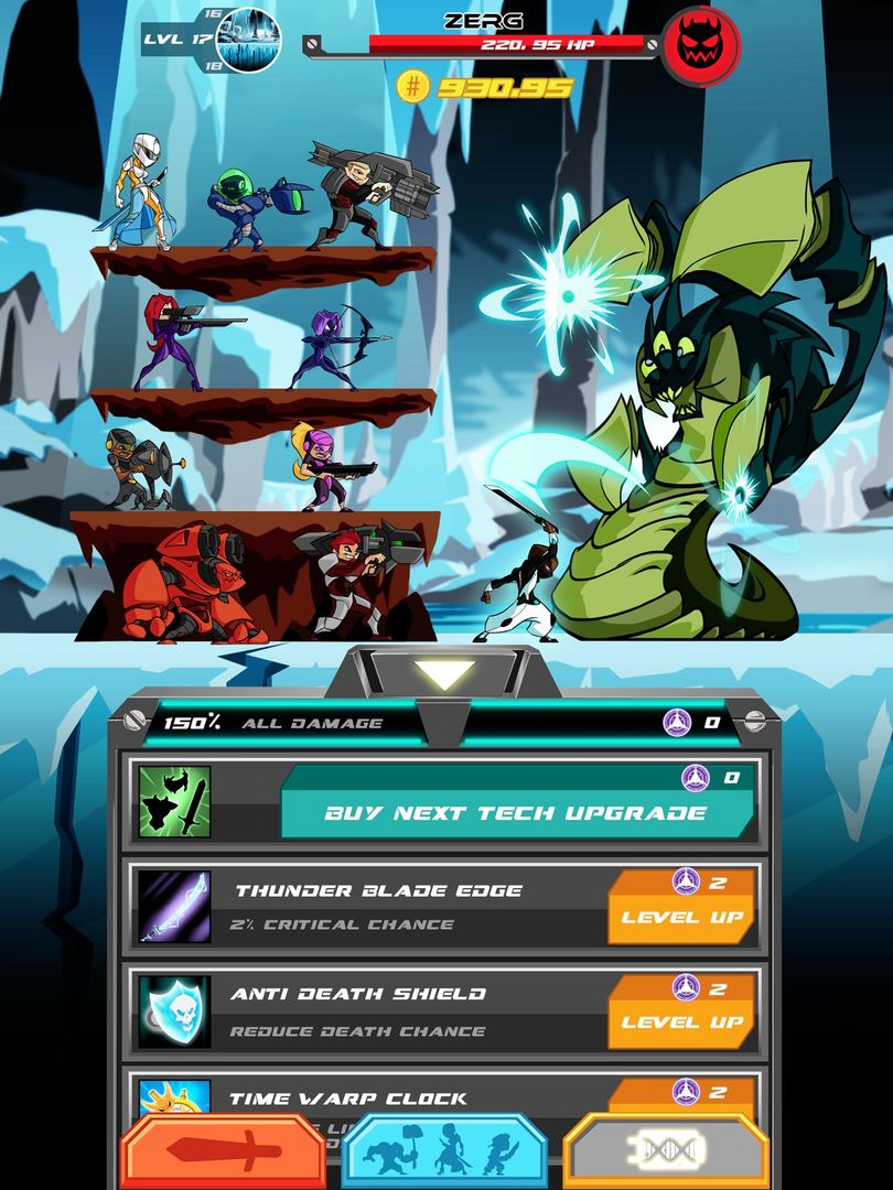 Screenshot of Monsters Impact : Tap Clicker