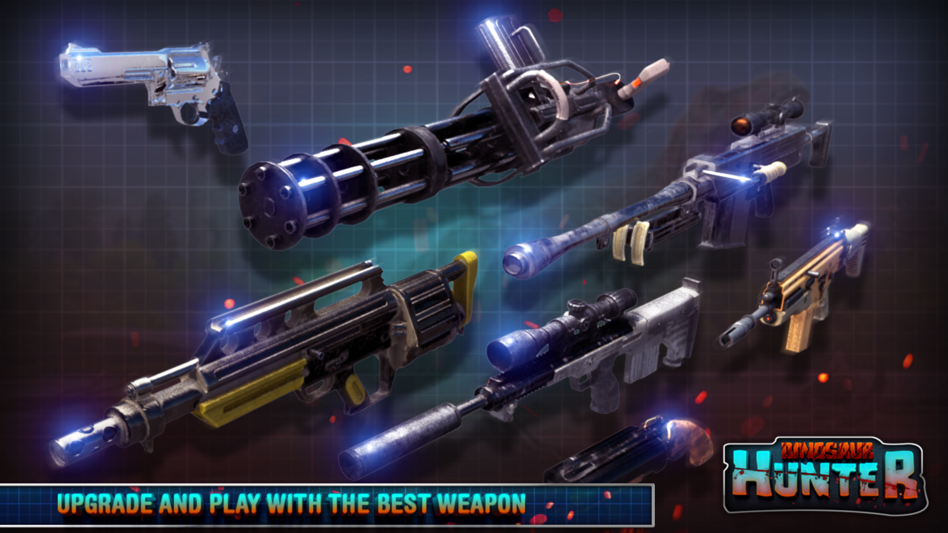 銃で撃つゲーム FPS:  恐竜 武器 アドベンチャーゲームのキャプチャ