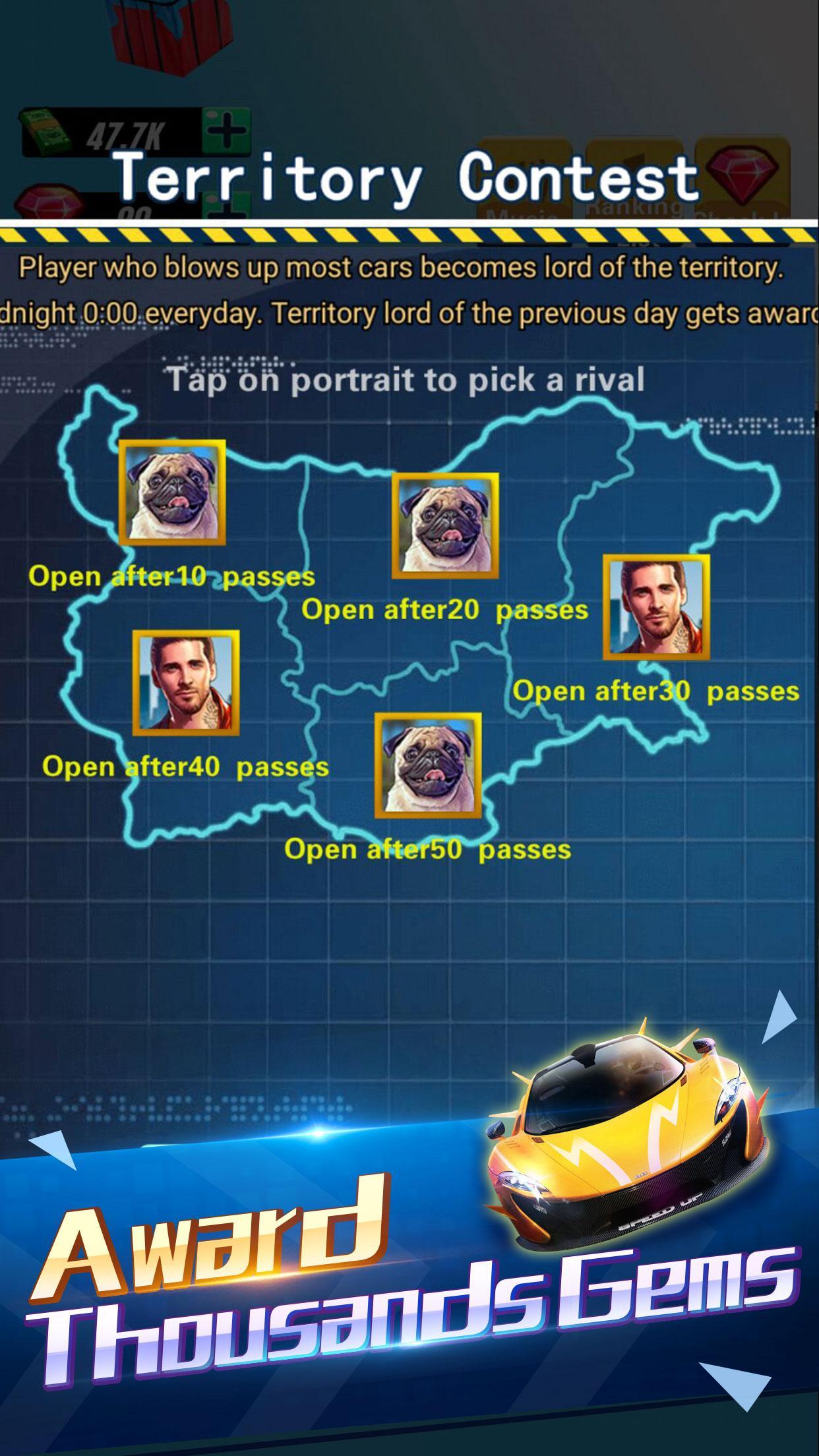 Battle Car Shooter : Furious Traffic Blast Game Screenshot