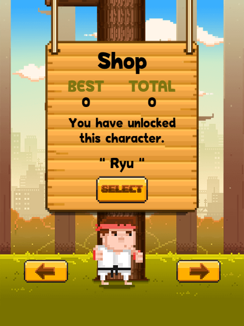 Karate Chop Kick ゲームのスクリーンショット