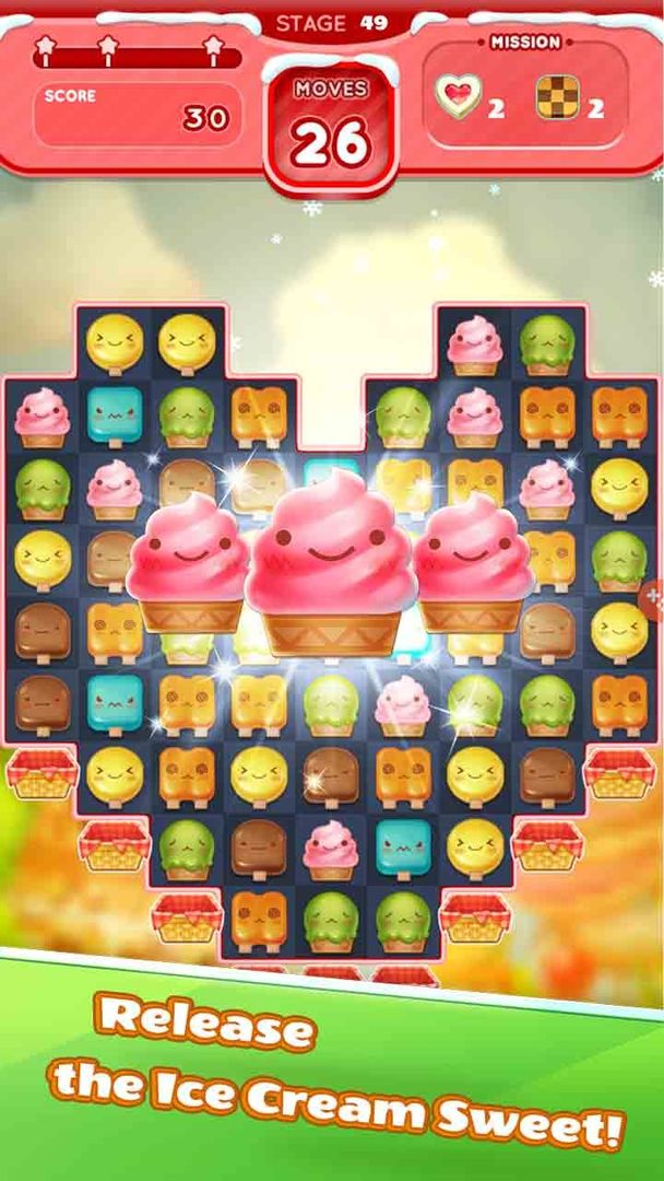 Screenshot of Ice Cream Mania :  Match 3 Puz