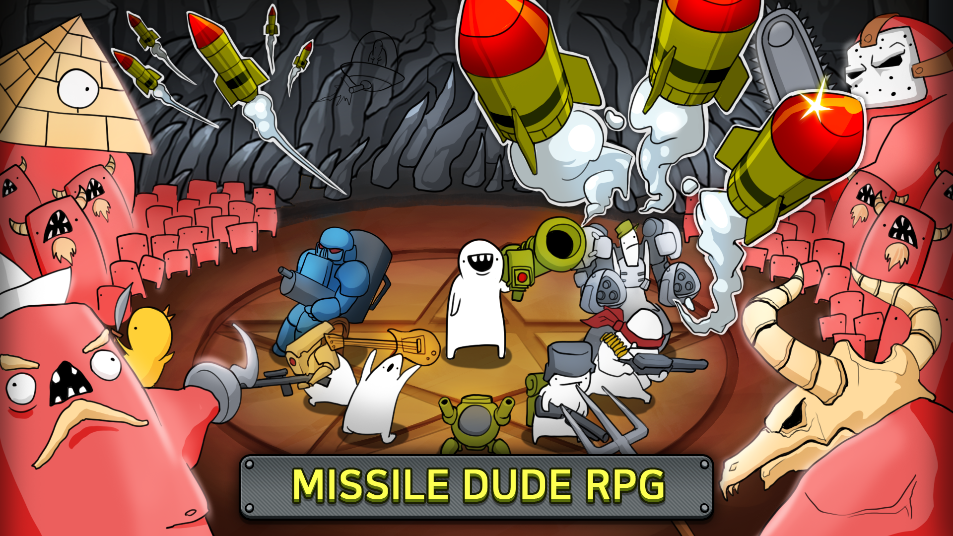 Screenshot 1 of Missile Dude RPG : ฮีโร่ที่ไม่ได้ใช้งาน 109